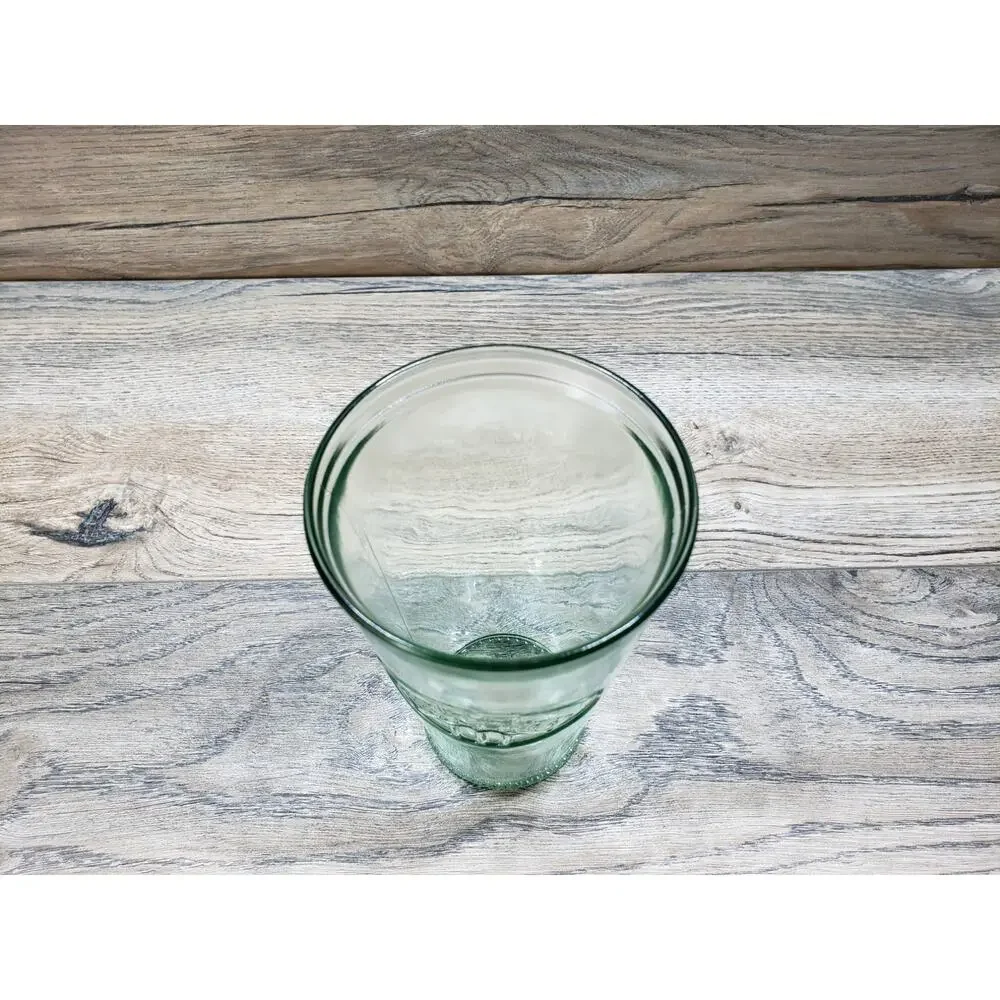 Amici Global Italy Recycled Green Glass Drinking Glass Bistro Fork Spoon Knife